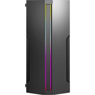 MSI 微星 MAG LAEVATAIN RGB ATX机箱 半侧透 含电源 500W 黑色
