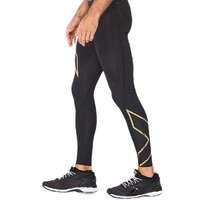 2XU Light Speed系列 男子紧身裤 MA5305b 黑/金 XL