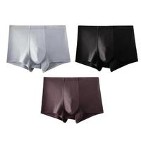 JianJiang 健将 男士平角裤套装 89J43B 3条装(紫灰+柳絮灰+黑色) XXL