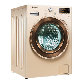 GREE 格力 净静系列 XQG80-DWB1401Ab1 冷凝式洗烘一体机 8kg 奢华金