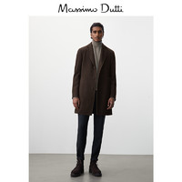 Massimo Dutti 男装 成衣染色羊毛大衣男士外套