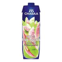 CHABAA 芭提娅 葡萄粉红番石榴果汁 1L