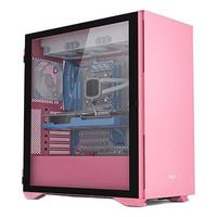 aigo 爱国者 YOGO K1 E-ATX机箱 半侧透 粉色