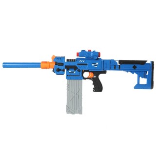 优赫 软弹多形态玩具枪可发射电动16连发冲锋吸盘子弹无伤儿童3-10岁小孩玩具男孩女孩生日礼物