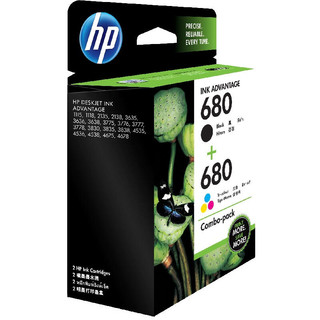 HP 惠普 680 X4E78AA 墨盒 黑色+彩色 2支装