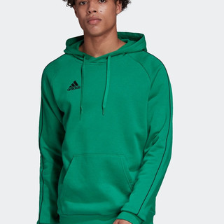 adidas 阿迪达斯 Core18 Hoody 男子运动卫衣 FS1894 绿色 XL