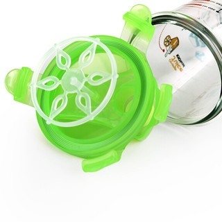 Glasslock 三光云彩 Shaker系列 PC318 玻璃杯 450ml 绿色