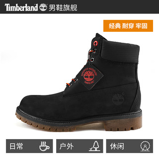 Timberland 踢不烂男鞋马丁靴靴子潮流户外休闲高帮黑|A1U7M