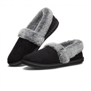 SKECHERS 斯凯奇 MODERN COMEMORY WINTER系列 女士休闲棉鞋 32777 黑色 41