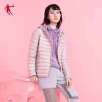 QIAODAN 乔丹 中国乔丹运动羽绒服女轻薄2022冬季新款短款羽绒服女士外套运动服