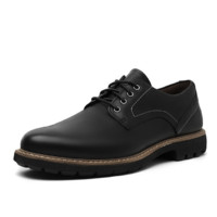 Clarks 其乐 Batcombe Lord贝特系列 男士德比鞋 261275 黑色 39.5