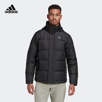 adidas 阿迪达斯 官网男装冬季户外运动保暖鸭绒面包羽绒服GF0060GF0064 黑色/黑色/淡灰 A/XL(185/104A)