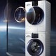 PLUS会员：Panasonic 松下 滚筒洗衣机变频10kg洗烘套装白月光 N10Y+EH900W