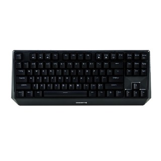 CHERRY 樱桃 MX1.0 87键 有线机械键盘 黑色 Cherry青轴 无光 键鼠套装