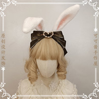 可可酱手作屋 lolita洛丽塔 原创仿真兔耳