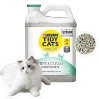 PLUS会员：TidyCats 泰迪 无香除臭结团猫砂 9.07kg