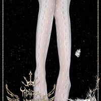 Yidhra梦之女巫  {钻石}Diamond  Lolita洛丽塔 夏季玻璃丝长筒袜