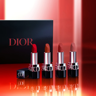 Dior 迪奥 烈艳蓝金唇膏礼盒装 (丝绒#9991.5g+#720 1.5g+#772 1.5g+#840 1.5g)