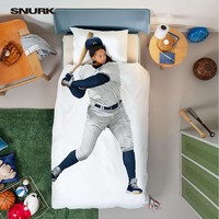SNURK 床品套件 原装进口宇航员IP送礼成人儿童床上用品两件套 棒球运动员150*200cm