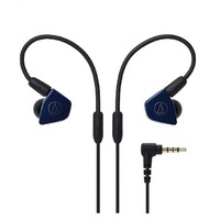 铁三角 ATH-LS50iS 入耳式挂耳式动圈有线耳机 藏青色 3.5mm