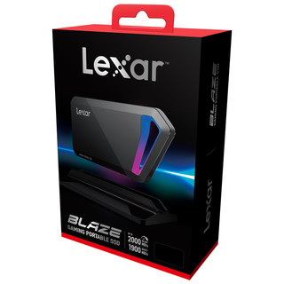 Lexar 雷克沙 SL660 USB 3.2 移动固态硬盘 Type-C 黑色