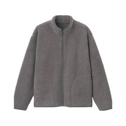 MUJI 無印良品 BBJ15A1A 中性弹力长毛抓绒夹克