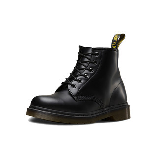 Dr.Martens 马汀博士 男女款6孔马丁靴 10064001BLK 黑色 36