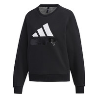 adidas 阿迪达斯 SWEAT REBEL 女子运动卫衣 GG3394 黑色 L