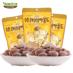 GILIM 汤姆农场 韩国进口零食组合 蜂蜜黄油扁桃仁  80g*3