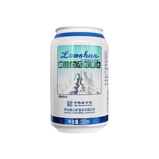 Laoshan 崂山矿泉 白花蛇草水 风味饮料 330ml*6罐