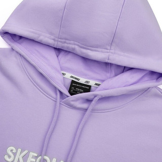 SKECHERS 斯凯奇 HOODIES 中性运动卫衣 L321U135/01DU 淡紫色 XS