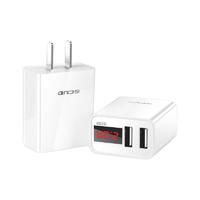 SCUD 飞毛腿 U208 手机充电器 双USB-A 10W 白色+Micro-B 数据线 白色