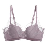 Aimer 爱慕 花园速写系列 女士无钢圈文胸 AM171791 灰紫色 A80