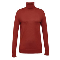 GIRDEAR 哥弟 女士高领羊毛衫 A300427 棕红 XS