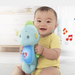 Fisher-Price 费雪 FHC95 安抚海马 智能款 蓝色