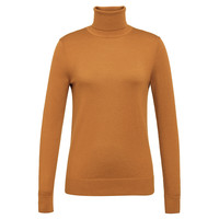 GIRDEAR 哥弟 女士高领羊毛衫 A300427 姜黄 M