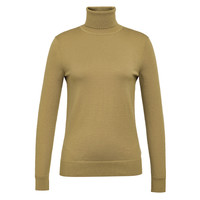 GIRDEAR 哥弟 女士高领羊毛衫 A300427 草木绿 L