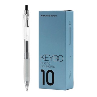 KACO 文采 KEYBO凯宝系列 按动中性笔 黑色 0.5mm 10支装