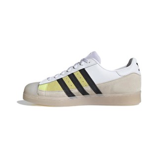 adidas 阿迪达斯 Superstar 中性休闲运动鞋 GX2887 米色/白/黄/黑 42