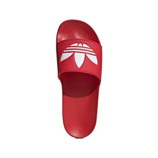 adidas ORIGINALS Adilette Lite 中性拖鞋 FU8296 浅猩红/亮白 42