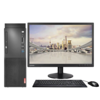 Lenovo 联想 启天 M425 八代酷睿版 21.5英寸 商用台式机 黑色 (酷睿i5-8500、核芯显卡、4GB、1TB HDD、风冷)