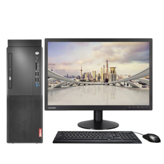 Lenovo 联想 启天 M425 九代酷睿版 21.5英寸 商用台式机 黑色 (酷睿i5-9500、核芯显卡、8GB、1TB HDD、风冷)