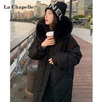 La Chapelle 拉夏贝尔 女士保暖大毛领羽绒服 652392887031