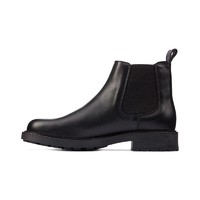 Clarks 其乐 女士短筒切尔西靴 261636225 黑色 35.5