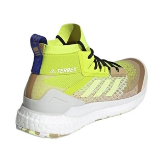 adidas 阿迪达斯 Terrex系列 Terrex Free Hiker Primeblue 男子登山鞋 FZ3627 浅卡其/柠檬黄/蓝 44