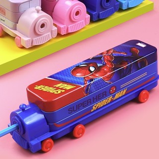 Disney 迪士尼 多功能文具盒 火车款 冰雪奇缘紫色