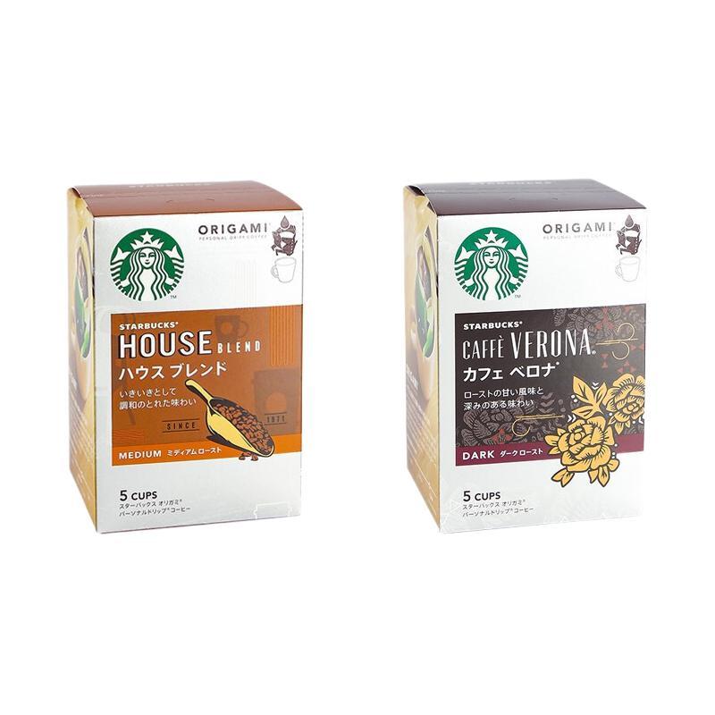 STARBUCKS 星巴克 挂耳咖啡组合装 2口味 5袋*4盒（特选综合5袋*2盒+佛罗娜5袋*2盒）