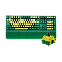 Hyeku 黑峡谷 X5 108键 2.4G双模机械键盘 绿色 凯华金丝雀轴 单光