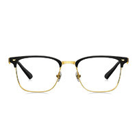 BOLON 暴龙&ZEISS 蔡司 BJ6036 哑黑金色板材合金眼镜框+视特耐系列 1.67折射率 防蓝光镜片
