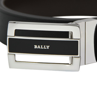 BALLY 巴利 黑色 男士双面腰带